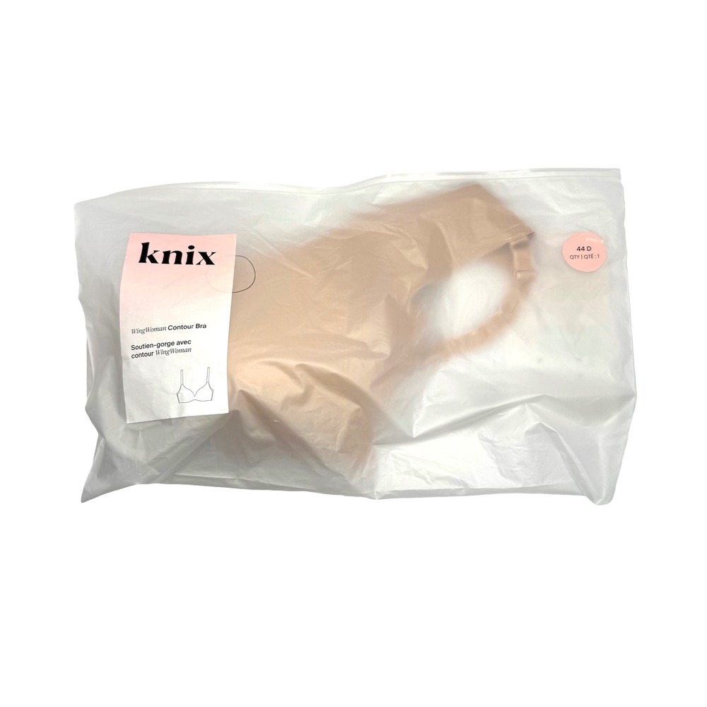 Knix Wing Woman Contour Bra Warm Sand Nude Wireless Seamless 44D Smooth Stretch - Picture 6 of 10